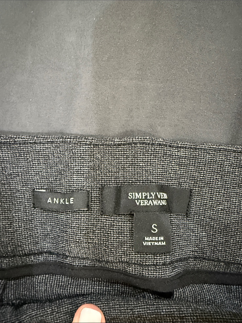 Simply Vera Vera Wang Ankle Pants - Charcoal